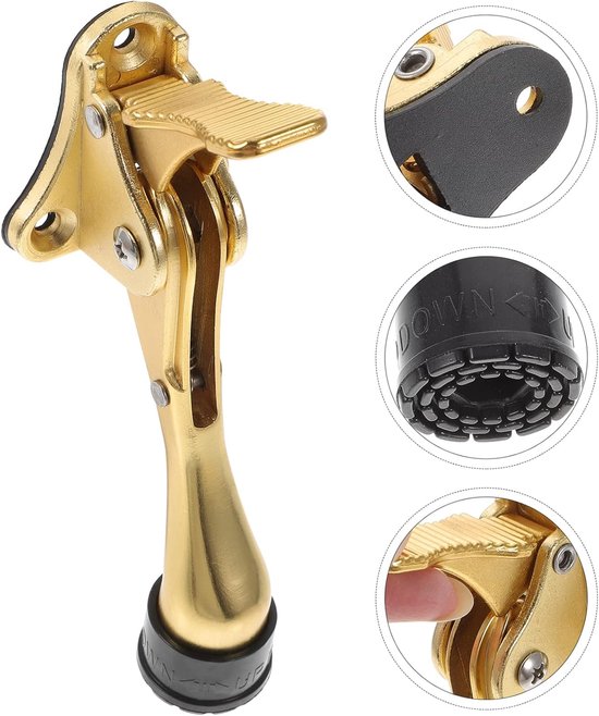 Türstopper – Innentürstopper – Außentürstopper – Türstopper – Sicherheitstürstopper – Trittsichere Schwingtürstopper – Wandschutz – Gold