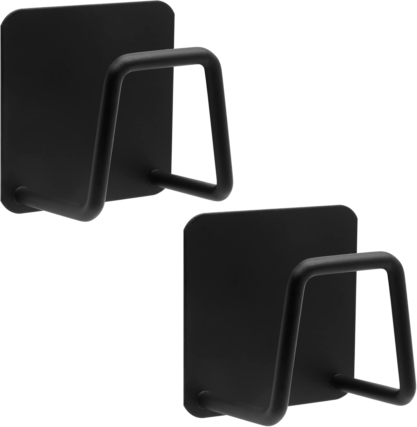 Zweierpackung Selbstklebender Schwammhalter Für Küchenspülen, Edelstahl-schwammhaken, Rostfrei, Wasserdicht, Selbstklebender Schwammhalter Ohne Bohren (schwarz).