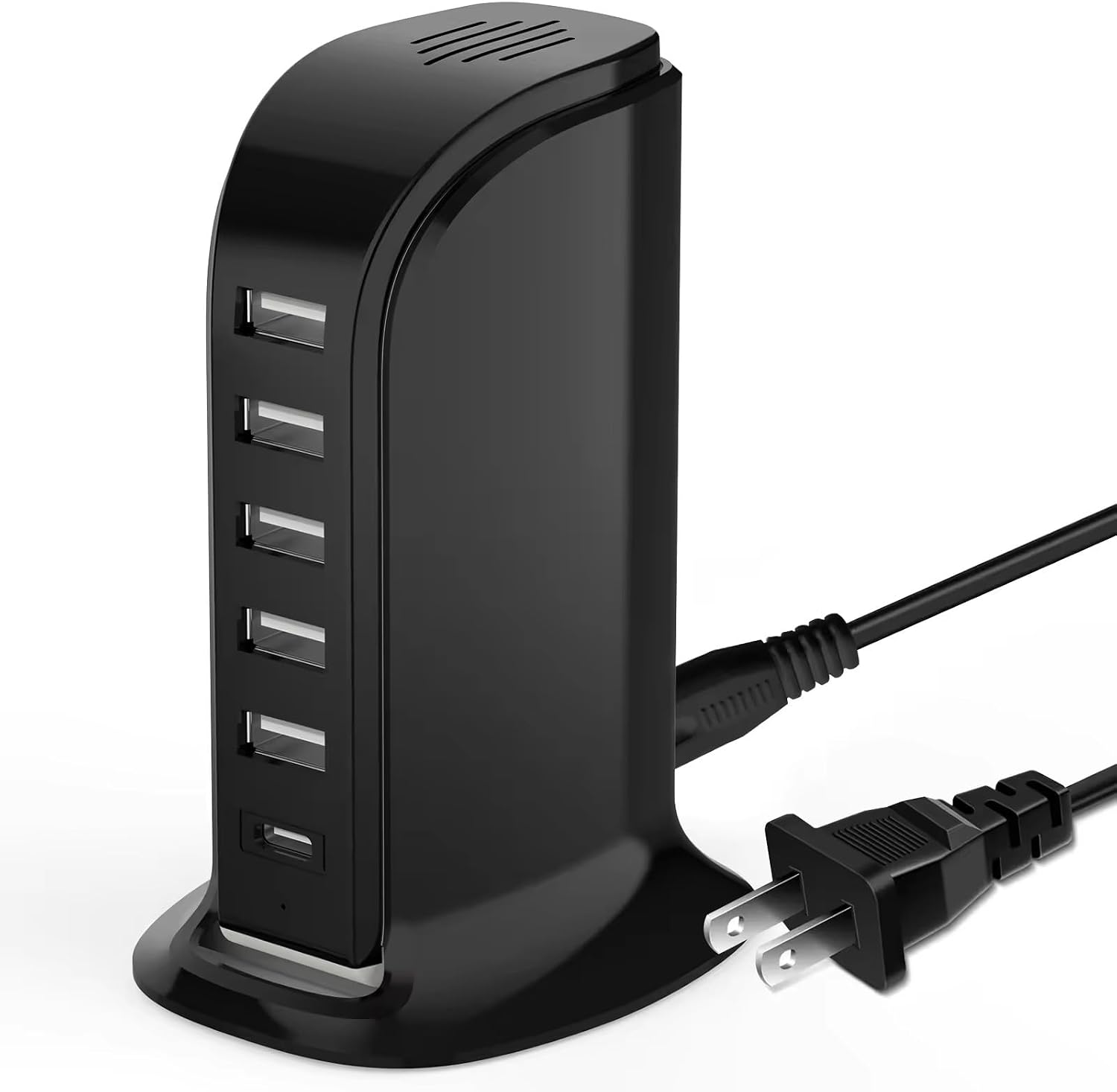 Smartphones, Usb-ladeturm Mit Mehreren Anschlüssen, Usb-c-anschluss Mit Pd-schnellladefunktion, Usb-ladestation Für Mehrere Geräte (eu-stecker), 20 W)