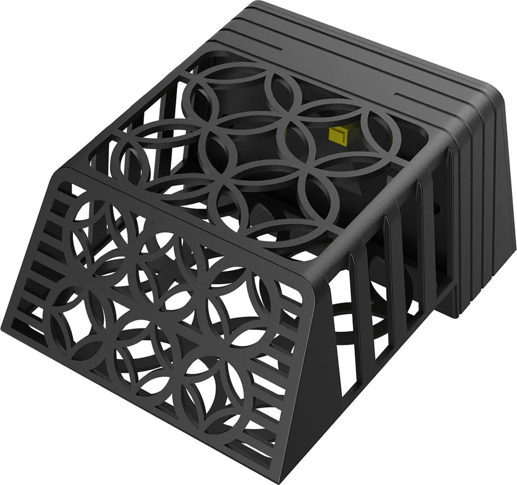 Schwarze Solar-gartenleuchten, Solar-außenleuchten, Solar-led-wandleuchten, 4er-pack