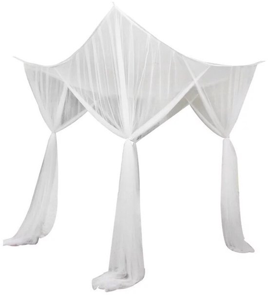 Moskitonetz, Moskitonetze, 2-personen-moskitonetz, Quadratisch, Zelt-moskitonetz, Moskitonetze, 190 Cm X 210 Cm X 240 Cm, Inklusive Montagematerial