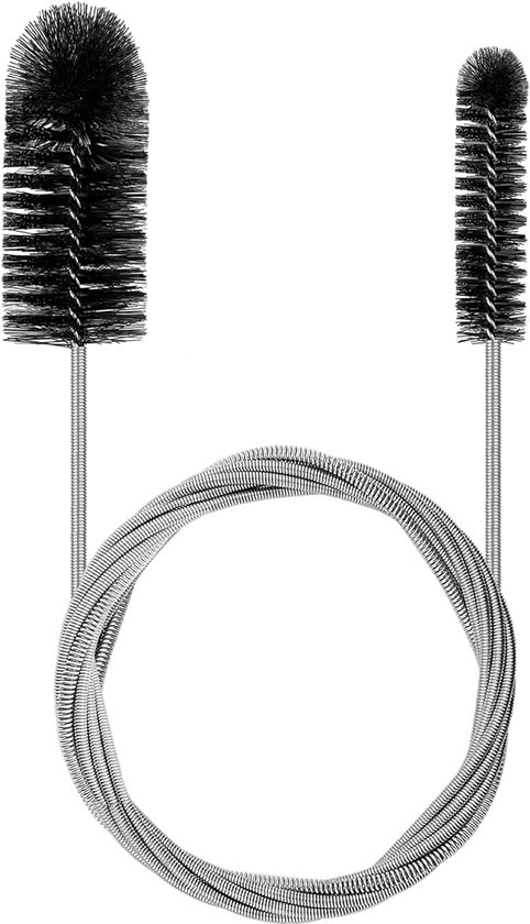 200 Cm Reinigungsbürste, Kurze Und Lange Bürste, Spülbeckenbürste, Flexible Doppelkopf-abflussbürste, Feine Reinigungsbürste, Lange Und Dünne Abflussstopfenreinigung