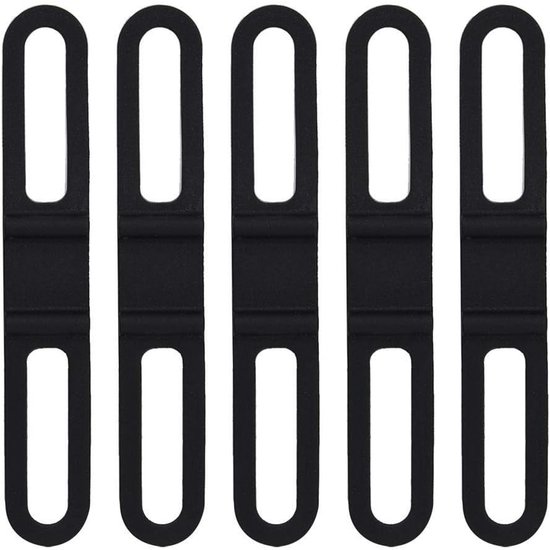 Universelle Fahrradlenker-lichthalterung, 5-teiliges Gummiband-set, Handgelenk-/taschenlampen-/reifenhalterung.