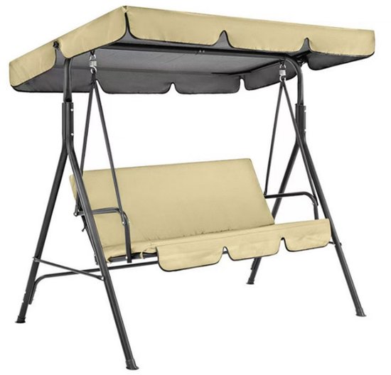 Regenschutz Für Schaukeldach – Größe S – Für Schaukeldach 142 X 120 X 18 Cm + Sitzfläche 130 X 48 X 8 Cm – Wasserdichtes Außendach – Schaukel Nicht Im Lieferumfang Enthalten