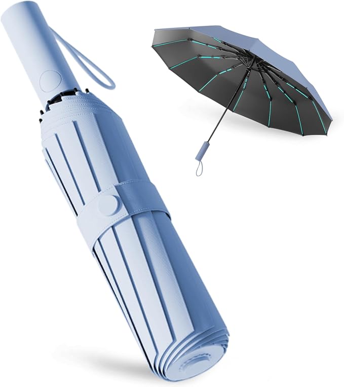 Automatischer Sonnenschutz Mit Öffnungs- Und Schließmechanismus – Blau