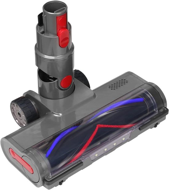 Elektrische Reinigungsbürste Mit 4 Leuchten Für Dyson V7 V8 V10 V11 V15, Geeignet Für Hartböden Und Teppiche.