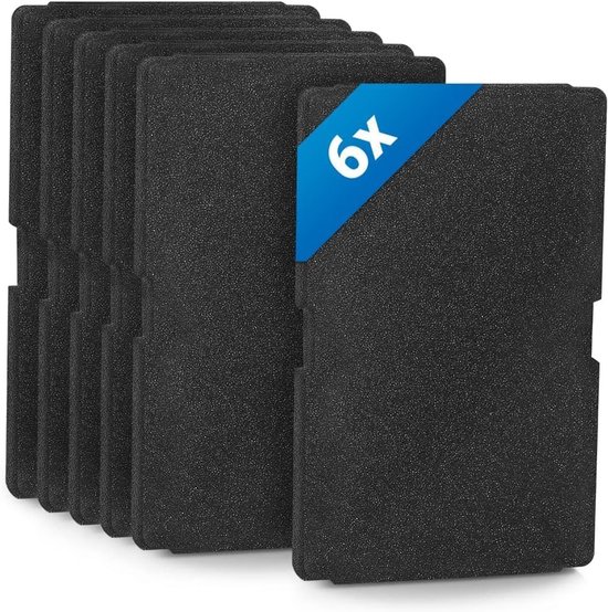 6er-pack Wäschetrocknerfilter Für Beko 2964840100, Schwammfilter, Blomberg Grundig Verdampferschaumfilter, 24 X 15 Cm