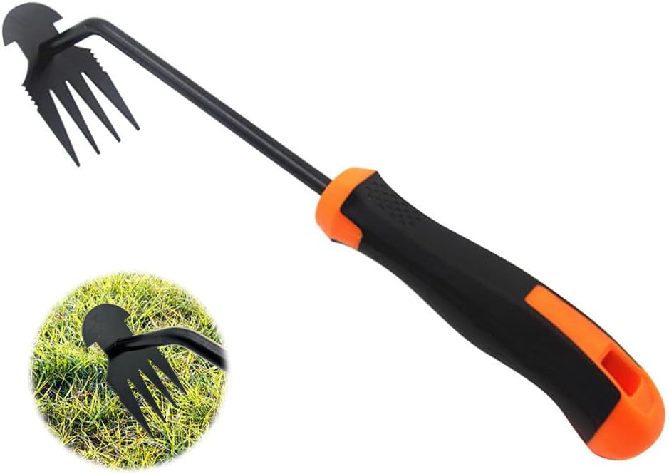 1 Stück Unkrautstecher, Manuelles Unkrautentfernungswerkzeug, Gartenwerkzeug Zum Jäten, Manuelles Unkrautentfernungswerkzeug Für Garten, Hof, Rasen, Erde (gummigriff, Schwarz)