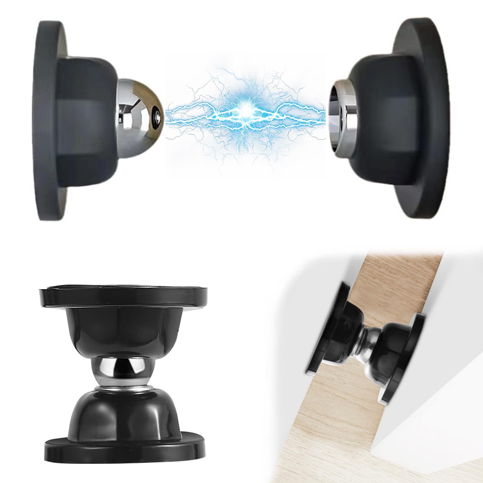 Xincheng Antikollisions-türstopper, Magnetischer Türstopper, Wand-türstopper, Selbstklebender Türstopper, Magnetischer Türstopper Für Die Wand