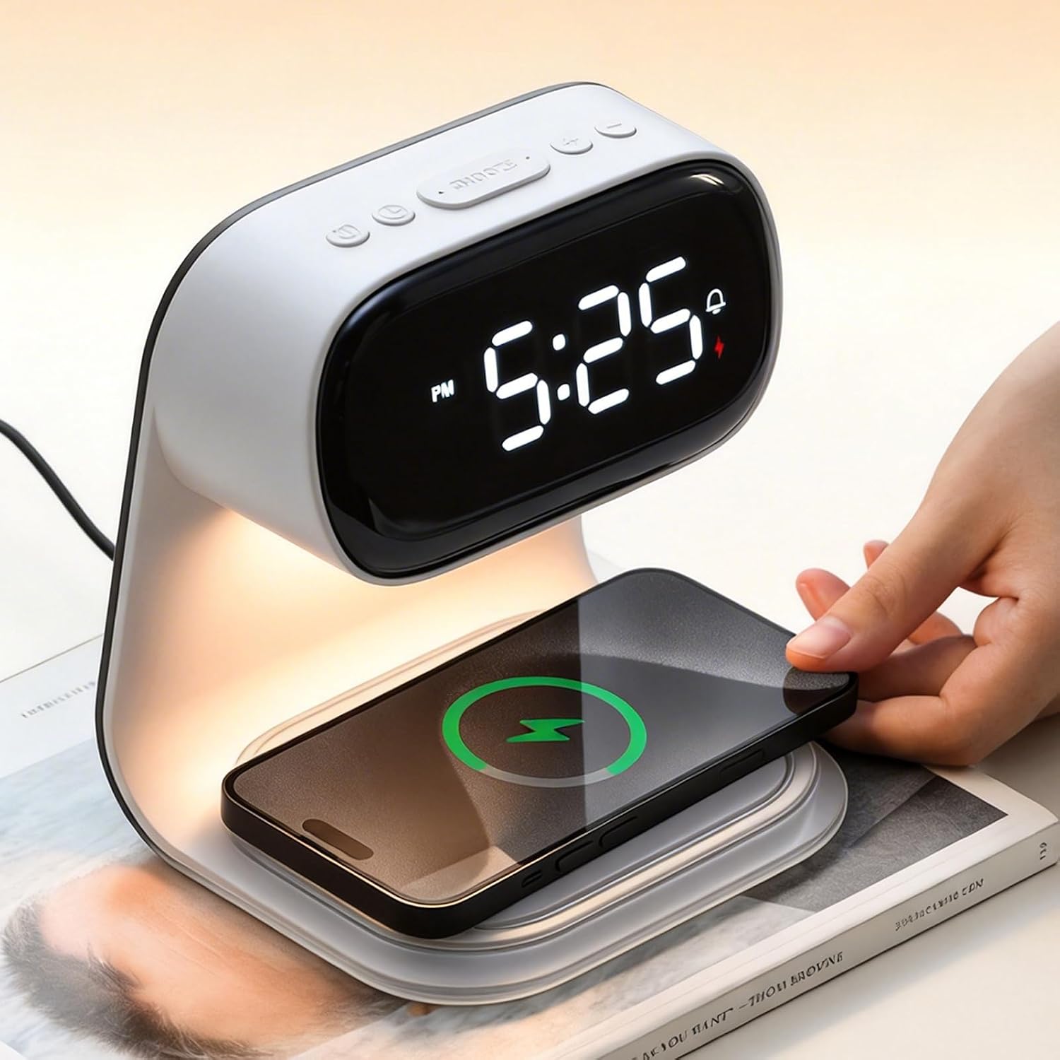 Projektionsradiowecker, 24-stunden-wecker, Für Das Schlafzimmer, Mit Usb-anschluss