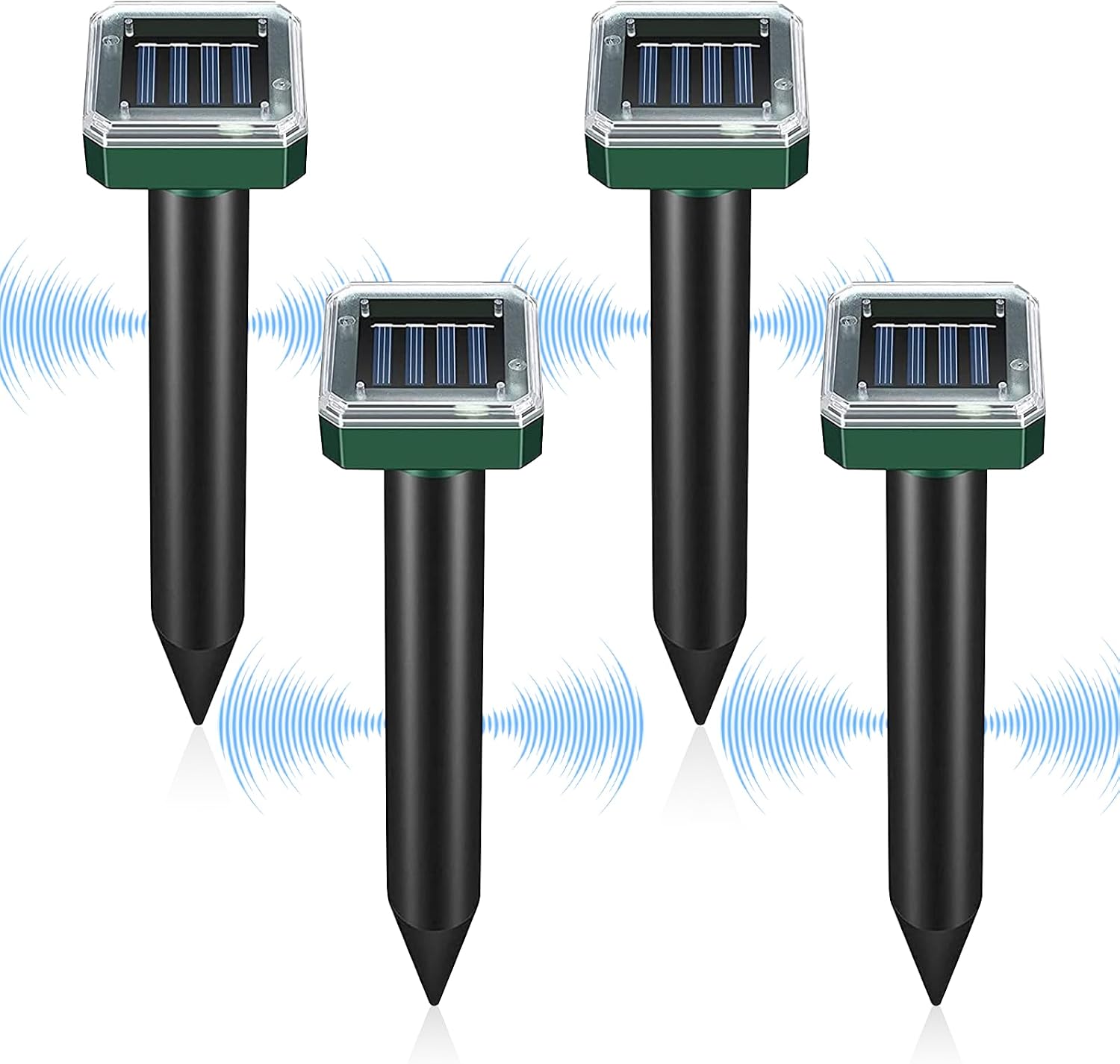 Ultraschall-mäuseabwehrgerät, Wiederaufladbar, 2000 Mah, Zur Mäuseabwehr, Ultraschall-mäuseabwehrgerät Mit 3 Betriebsmodi, 360°-tierabwehr