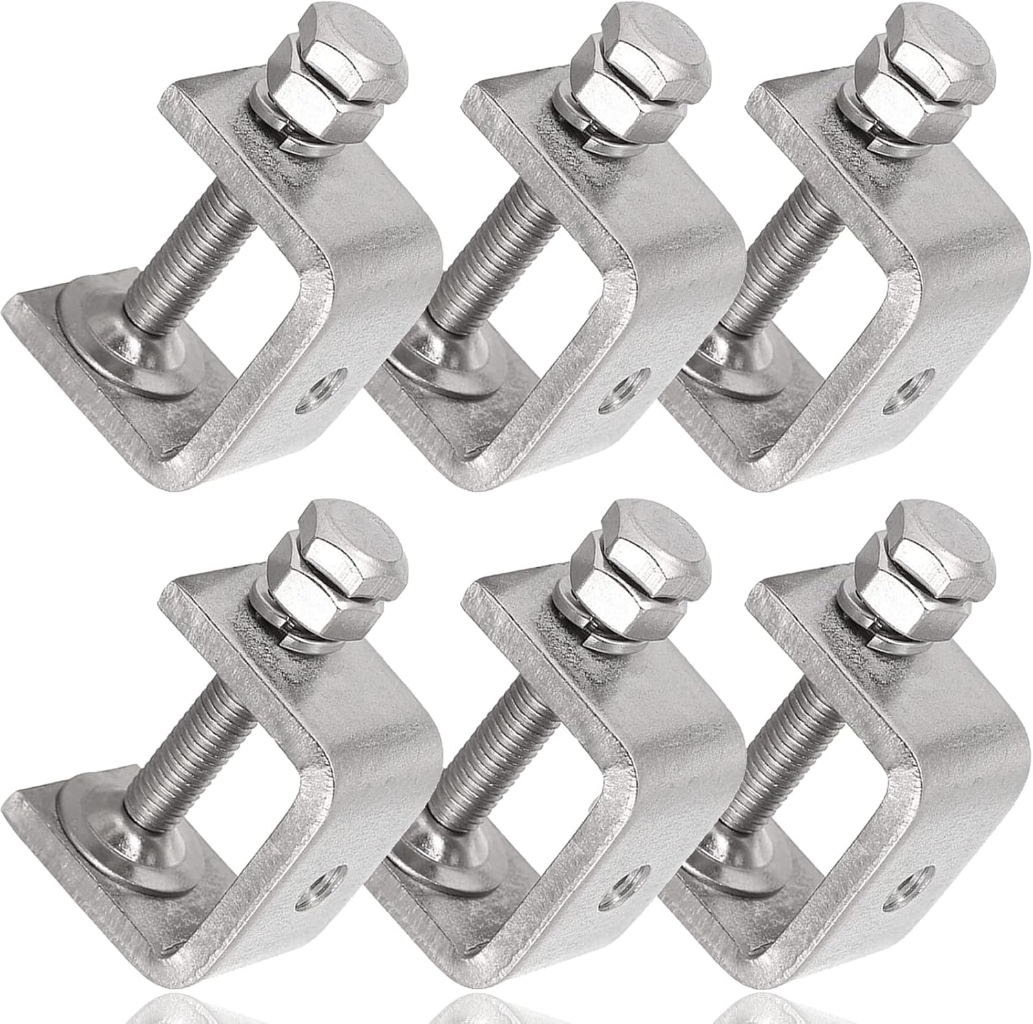 C-klemmen Aus Edelstahl Für Die Montage Robuste U-klemmen Aus Metall Für Die Metallbearbeitung (6er-pack).