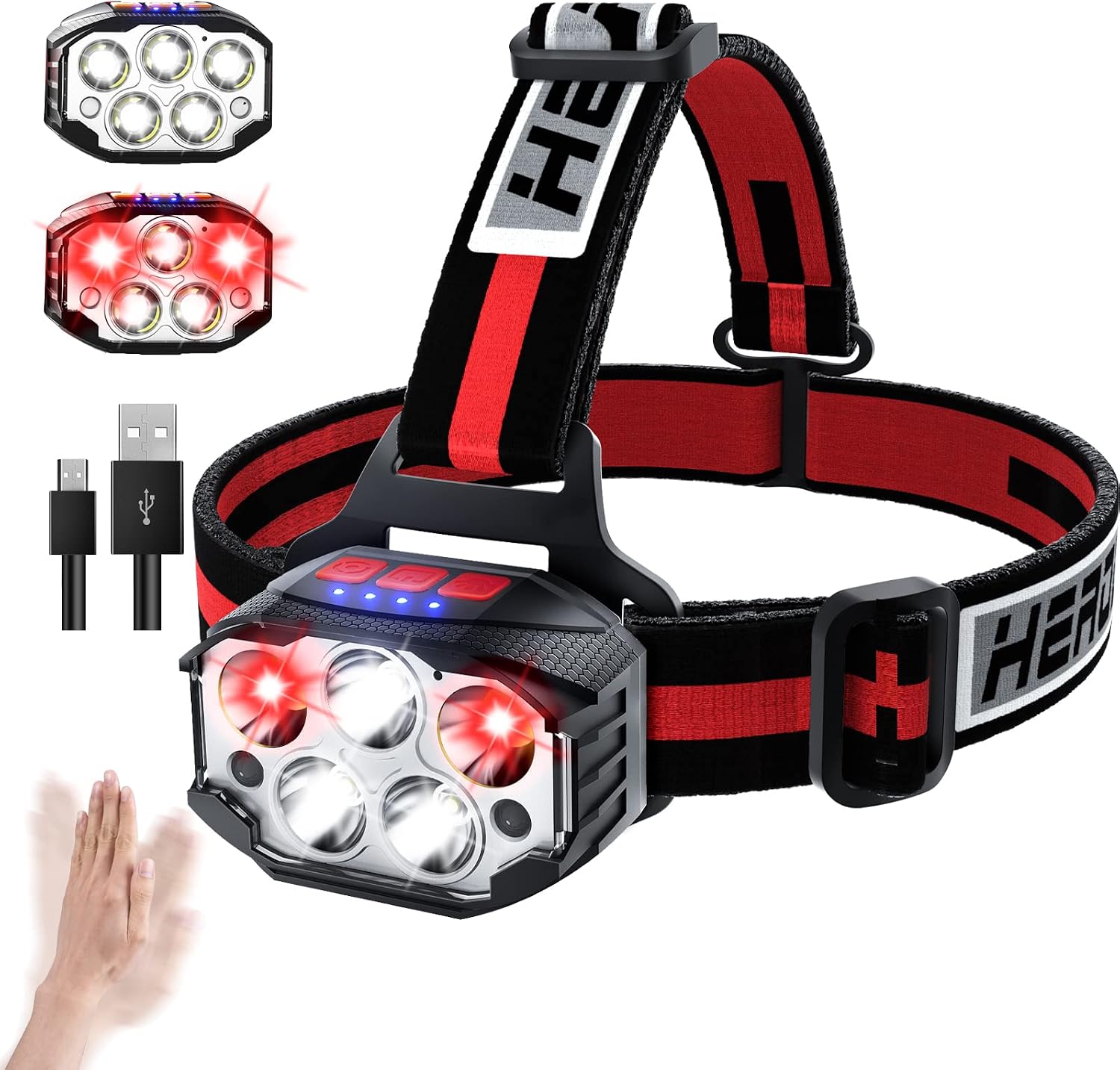 Solarbetriebene Campinglampe, 6 Cm, Led-taschenlampe Mit Digitalanzeige, Wasserdicht, Für Stromausfälle Und Angeln