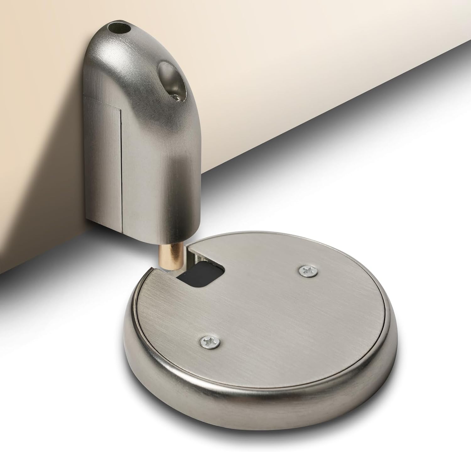 Türstopper-set, Verstellbarer Türstopper Ohne Bohren, Geräuschloser, Mechanischer Bodentürstopper Mit Kleber
