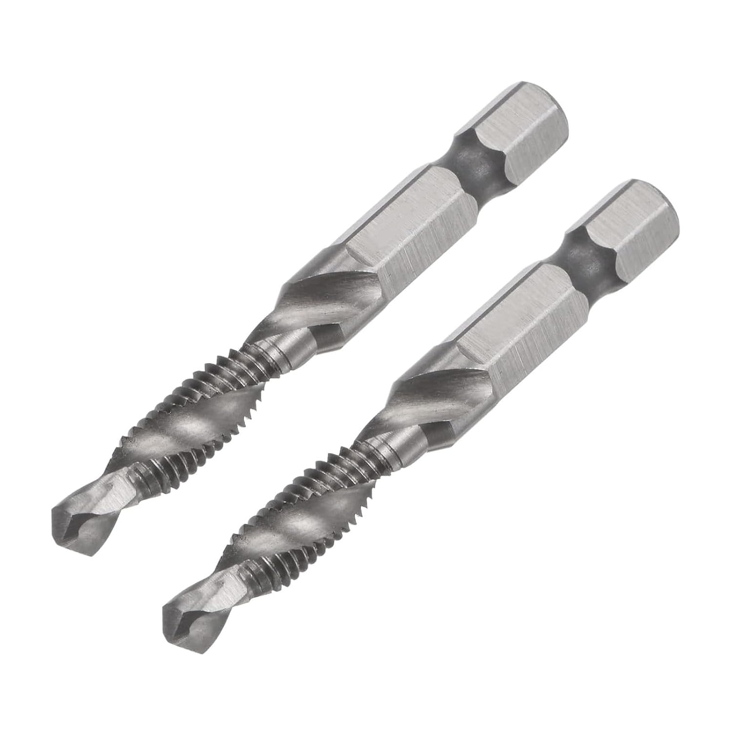 M5 Gewindebohrer Und 1/4-zoll-sechskantbohrer, 2-teiliges Set, Hochwertige Spiralgewindeschneid- Und Bohrwerkzeuge.
