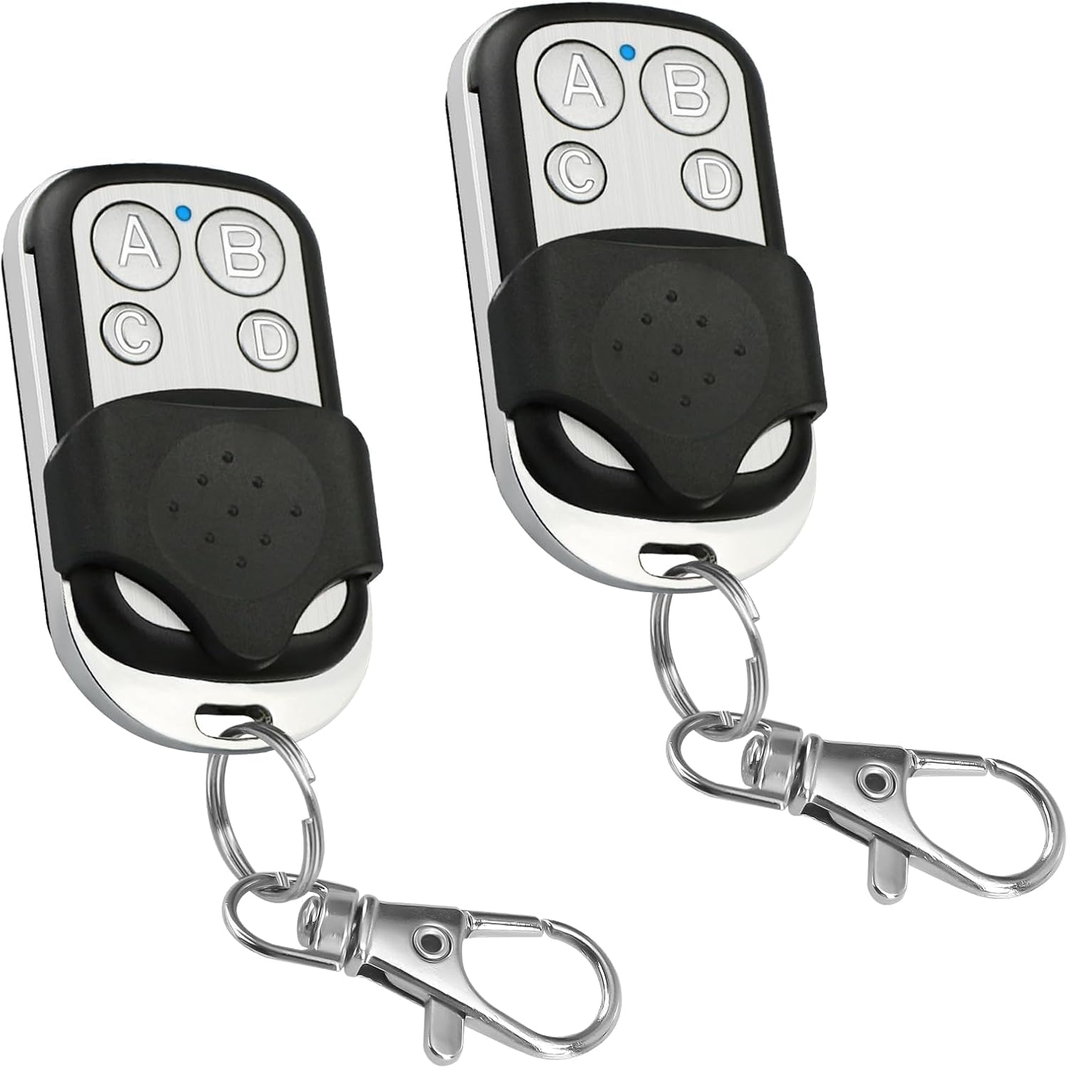 2er-pack Universal-torfernbedienung, Kabellose Universal-garagentorfernbedienung, 433-mhz-kompatibel, 4-tasten-rolling-code-universal-torfernbedienung