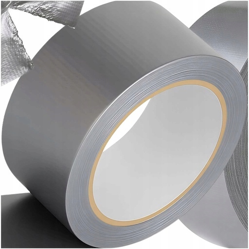 Verstärktes Wasserdichtes Klebeband 48 Mm 50 M Grau Silber