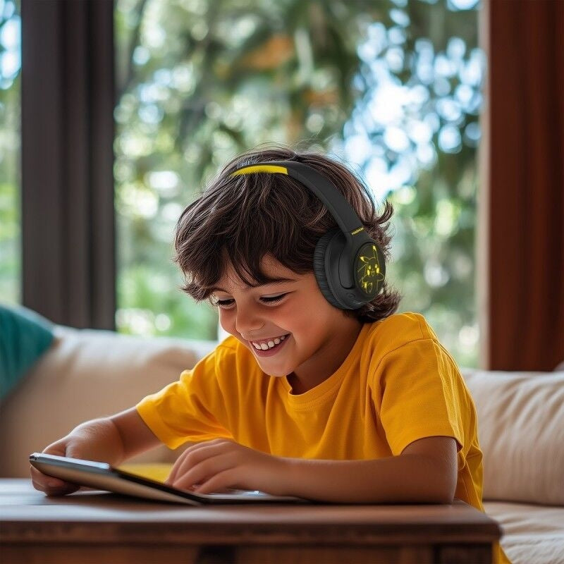 Kabellose Pikachu-led-kopfhörer Für Gaming Und Musik