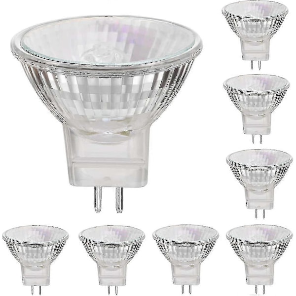 12v 35w Halogenlampen, Gu5.3-sockel, Warmweiß, Dimmbar, 8er-pack