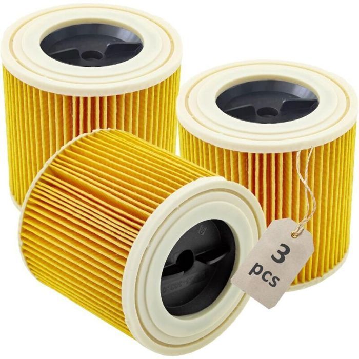 3er-pack Kfi 3310 Filterpatronen Für Kärcher Nass- Und Trockensauger Wd 2 Plus, Wd 2, Wd3, Wd3s, Kwd 1-3, Se4001, Se4002, [yjd][yjd]