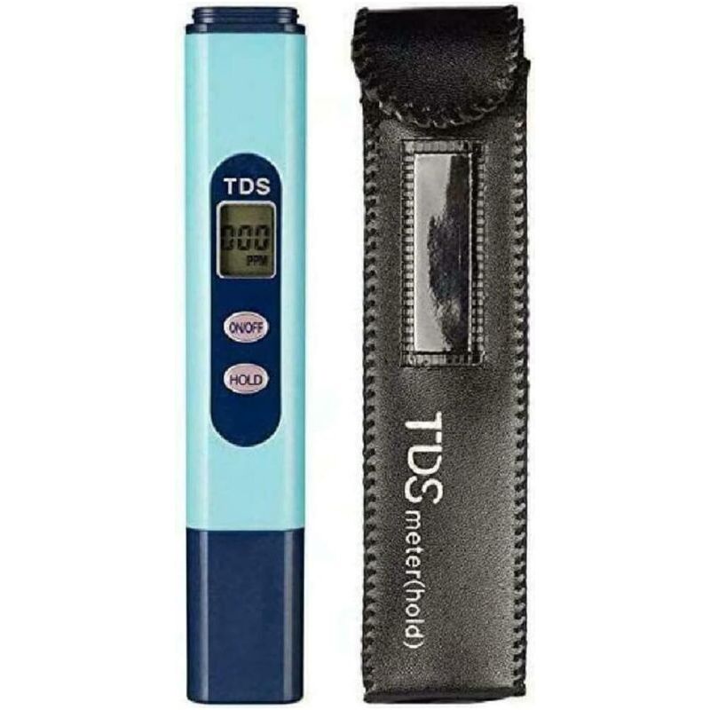 Tds-tester – Digitale Salzgehaltsmessung Für Trinkwasser, Schwimmbadwasser Und Aquarium – Messbereich 0–9990 Ppm – Led-anzeige – Tragbar – 1 Stück