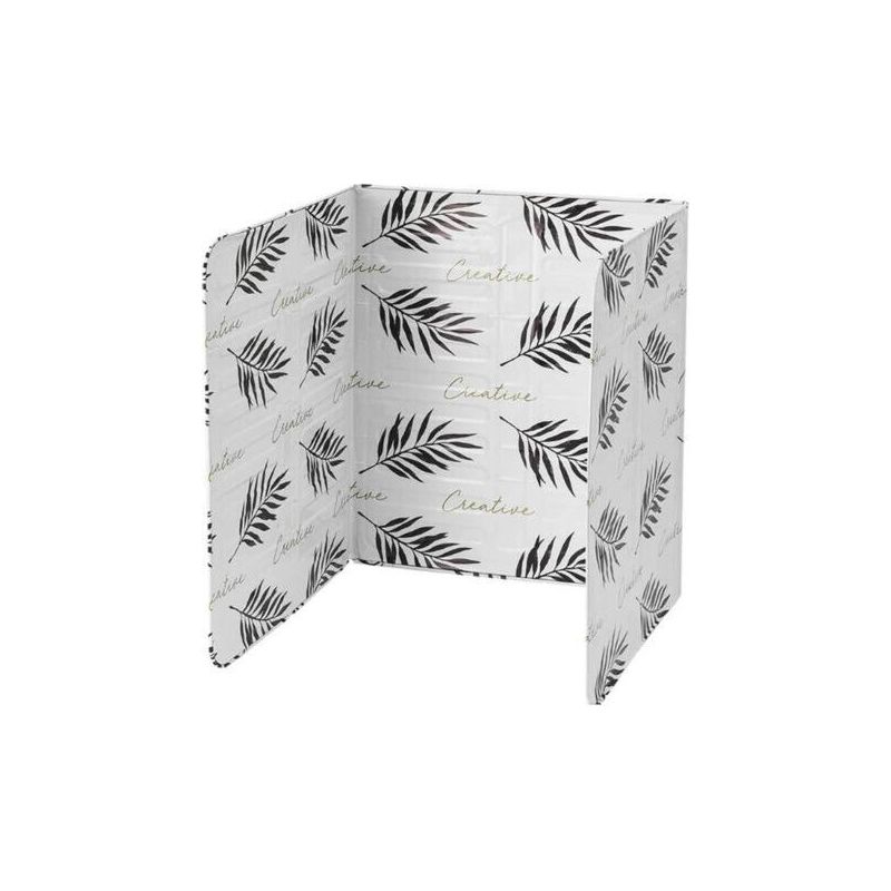 Spritzschutz Für Herd, Bratpfanne, Ölschale, Alufolie, Displayschutzfolie 84,5 X 32,5 Cm, Blumenmuster – Chrom