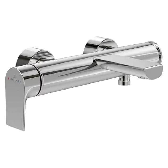 Villeroy&boch - Villeroy und Boch Liberty Einhebel-Badewannenarmatur TVT10700100061 mit Umsteller, Rückflussschutz, Wandmontage, chrom