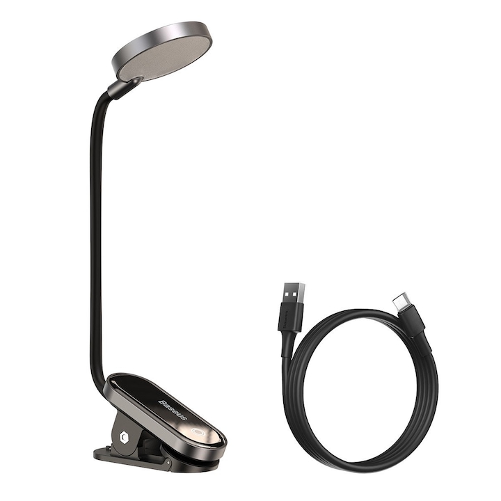 Baseus Comfort Reading Mini Clip Dgrad-0g Led-schreibtischlampe, 3 W, 4000 K