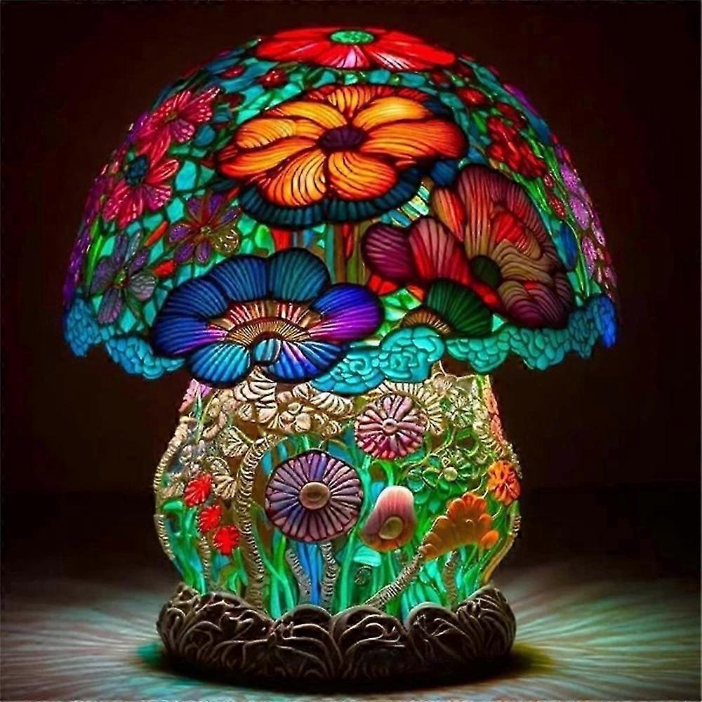 Tischleuchte Mit Pflanzenmotiv, Dekorative Schreibtischlampe, Heimbeleuchtung, 15 Cm
