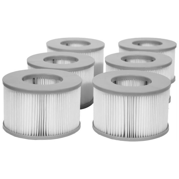6er-pack Filterkartuschen Für Mspa Aufblasbare Whirlpools - Weiß-fa-