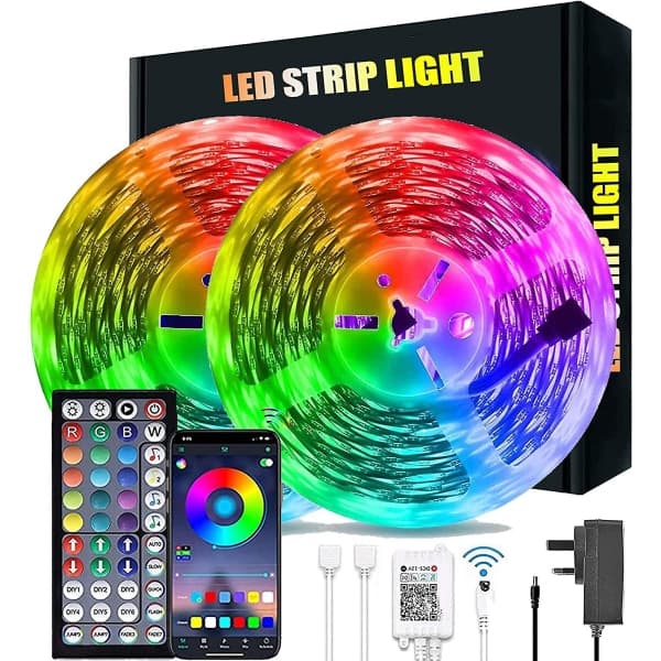 20 M Led-lichterkette Mit Bluetooth-rgb-funktion – Led-lichtschleifen Und -streifen