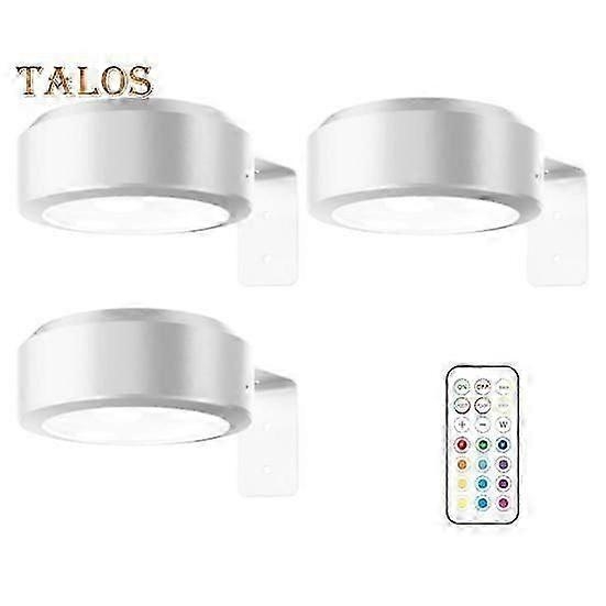 Bilderleuchte Mit Fernbedienung, 100 Lumen Hohe Helligkeit, Stufenlos Dimmbar, 3 Lichtmodi, Batteriebetrieben, Kein Bohren Erforderlich, Wandleuchte In Perfektem Weiß