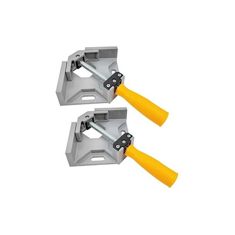 2-teilige Winkelklemme – 90 Grad – Aluminiumlegierung – Für Holzbearbeitung – 28,5 Cm – 68 Mm Spannbereich
