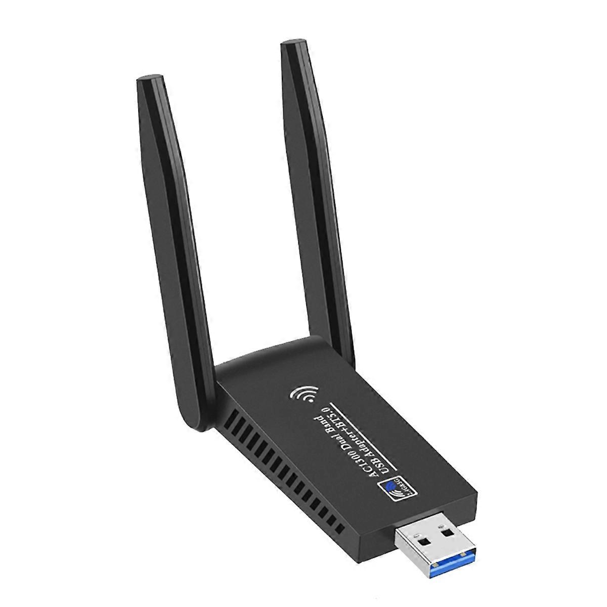 1300-mbit/s-usb-wlan-adapter, Usb 3.0, Bluetooth 5.0-dongle, Dualband-wlan-empfänger (2,4 Ghz & 5 Ghz)