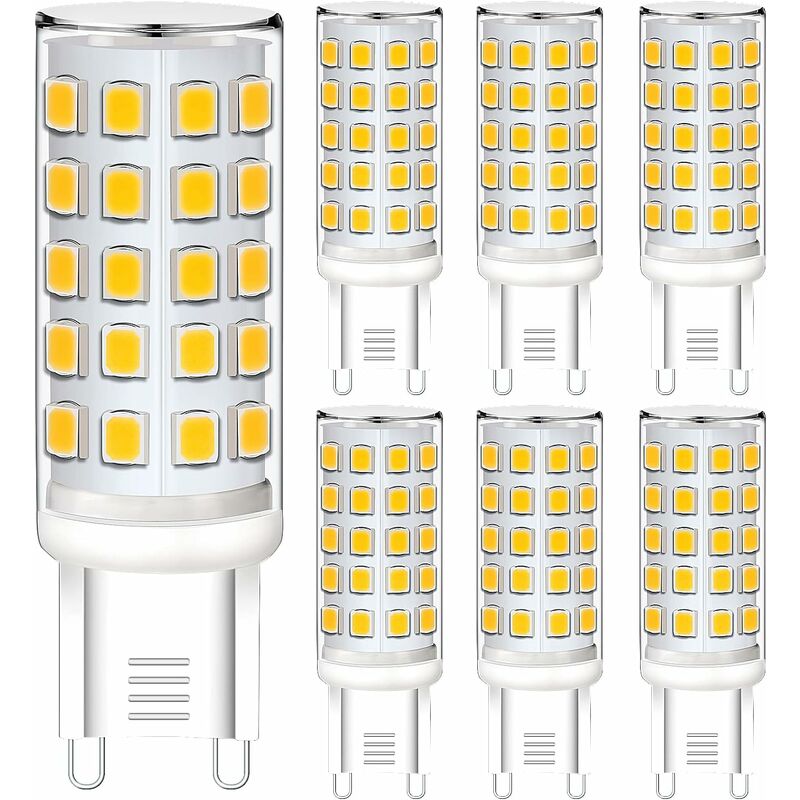 G9 Led, Dimmbar, 5 W, 230 V (entspricht 40 W Halogenlampe), 6er-pack