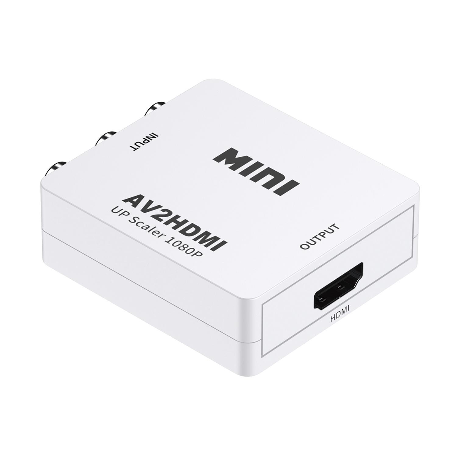 Rca (av) Auf Hdmi-adapter Weiß