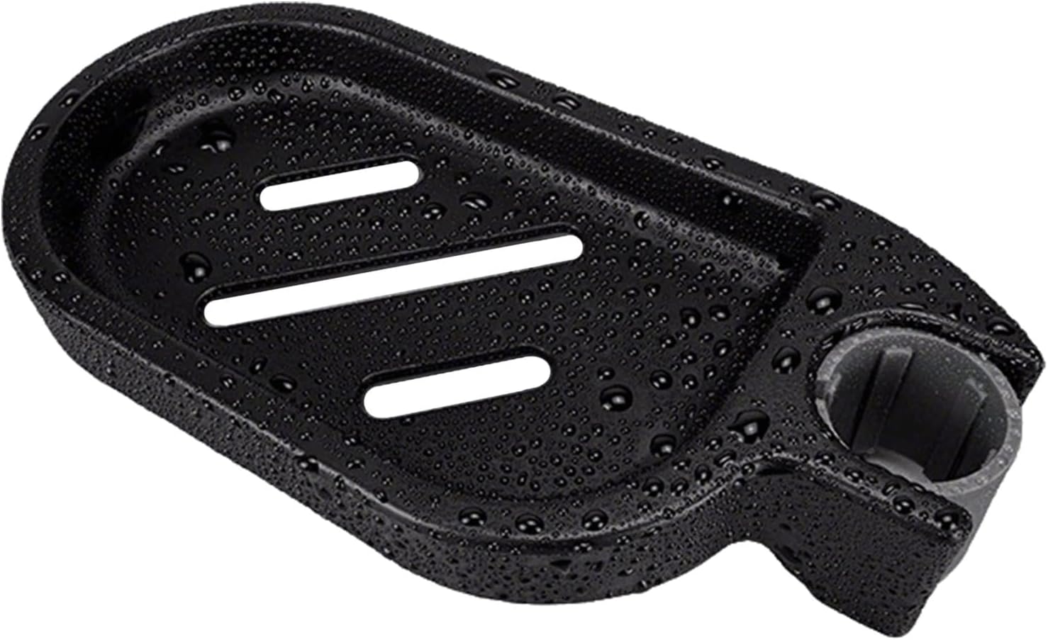 Seifenschale Zum Anklemmen, Passend Für 22-mm-duschstangen, Seifenhalter Aus Abs Für Die Dusche, 360° Verstellbare Seifenablage Aus Chrom Für Die Küchenspüle (schwarz)