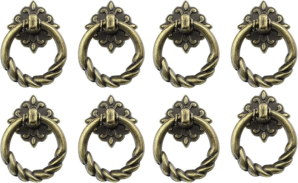 Stück Vintage-türgriffe, Antike Möbelknöpfe Aus Bronze, Geeignet Für Schränke, Schminktische, Möbel Usw. (bronze)