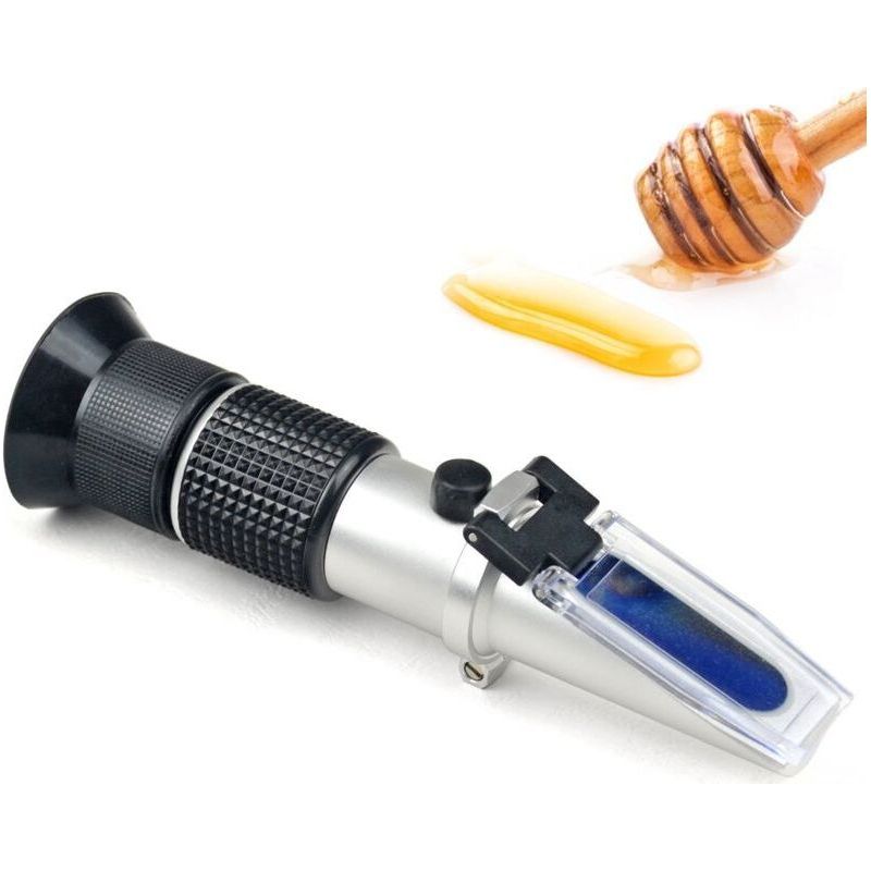 Refraktometer – Honig – Brix-bereich 58 Bis 90 % – Automatische Temperaturkompensation – Für Imkerei Und Sirupherstellung – 1 Stück