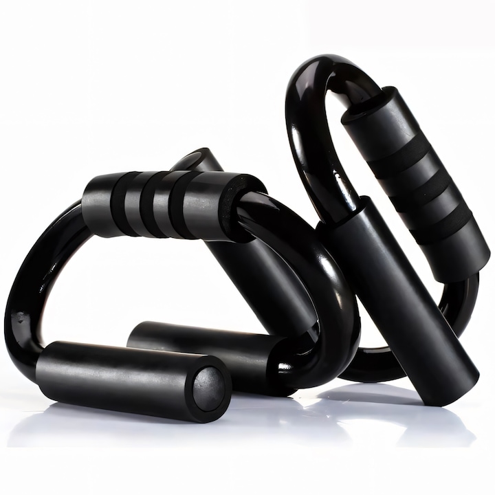 Retoo Activefit Liegestützgriffe-set – Rutschfeste Trainingsgriffe, Robuste Konstruktion Aus Verchromtem Stahl, Neopren-schaumstoffgriffe, Maße: 15,5 Cm Lang, 11,5 Cm Breit, 11,5 Cm Hoch, 10,5 Cm Neop
