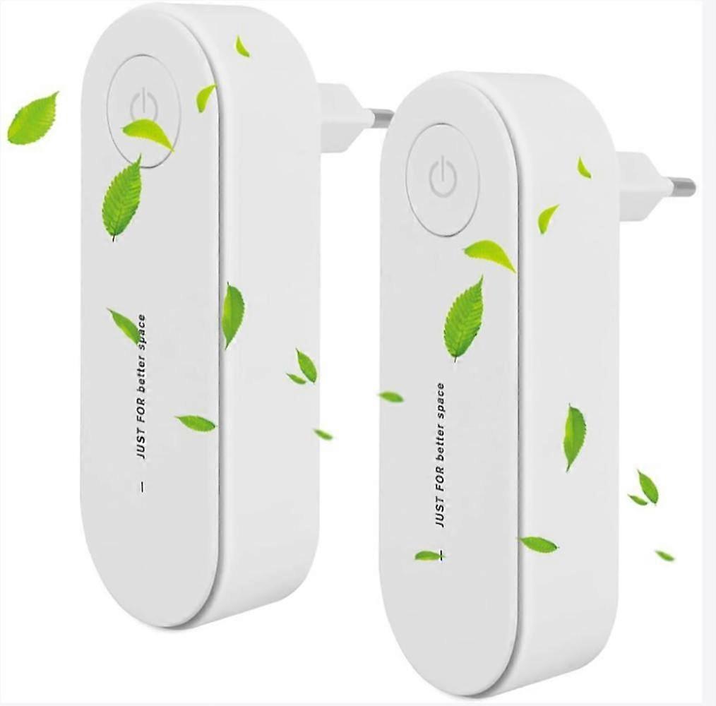 2er-pack Mini-luftreiniger Zum Einstecken, Geräuscharm, Ideal Für Zimmer, Wohnung, Schlafzimmer, Küche Und Toilette – Auch Bei Tierhaarallergien.