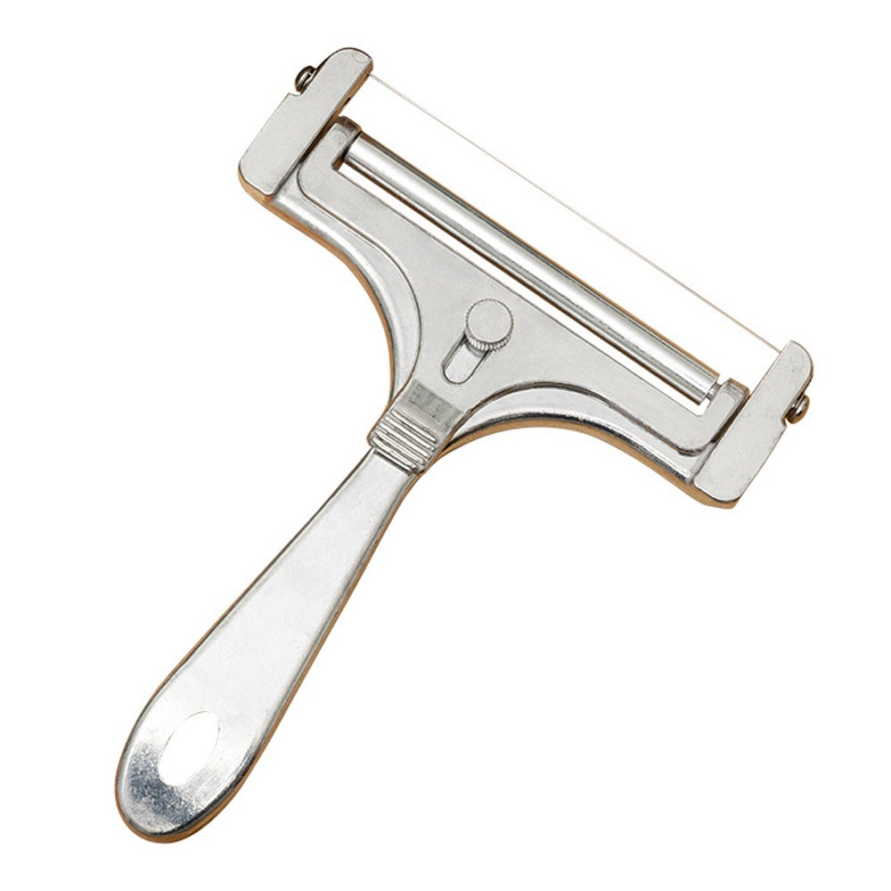 Verstellbare Käsereibe Mit Draht, Küchenutensil Aus Edelstahl, Ergonomisches Design, Hohe Qualität, Geeignet Für Weich- Und Halbharte Käsesorten