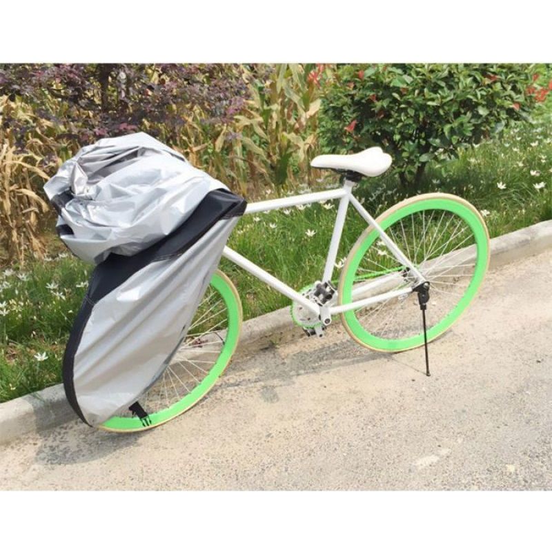 Fahrradabdeckung – Wasserdicht – Pu-beschichtung – Uv-beständig – Für Mountainbikes, Rennräder Und Beachbikes – 200 X 110 X 70 Cm – Xl