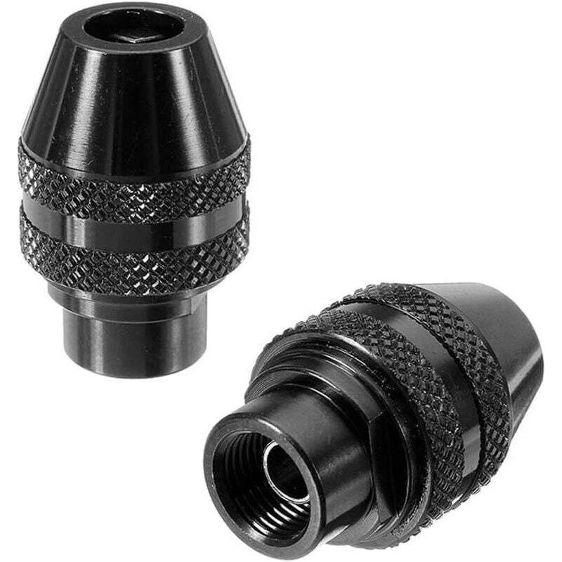 Schnellspannfutter – Für Rotationswerkzeuge – Kompatibel Mit Dremel 3000, 4000, 7700, 8200 – Durchmesserbereich 0,8 Bis 3,2 Mm – 2 Stück
