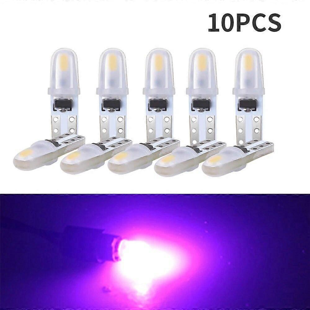 [lcs]10 Stück T5 Led-autolampen Für Armaturenbrettbeleuchtung 3014 2smd Led-leuchte 12v Fahrzeuginnenbeleuchtung Auto-seitenkeil-instrumentenanzeigelampen