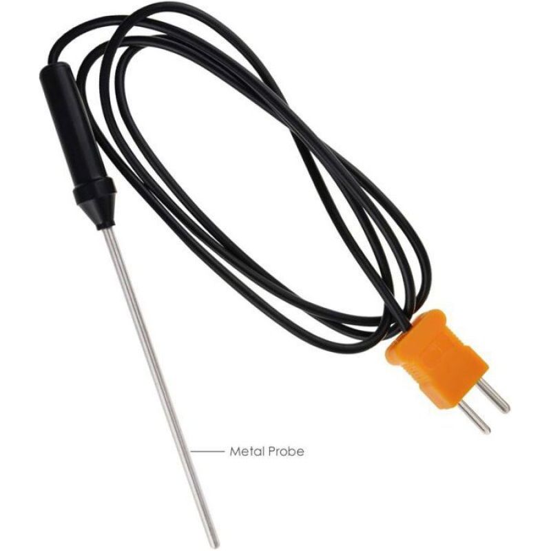 Thermometer Typ K – Thermoelementsensor – 158 × 75 × 41 Mm – Messbereich: -50 °c Bis 1300 °c – Anzeigemodi: °c, °f, K