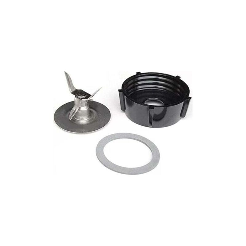 Ersatz-rührflügel Für Oster Mit Gummidichtung 4902 (1 X 4-seitiger Rührflügel, Xu, 1 X 6-backen-festdeckel Und 1 X Grauer Dichtungsring) -