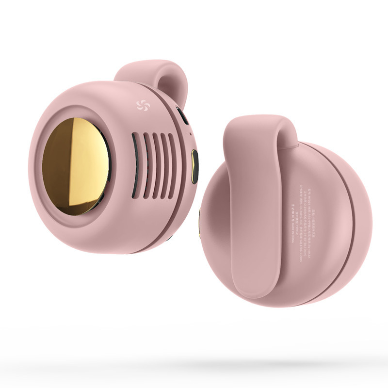 Tragbarer Clip-ventilator, Usb-wiederaufladbar, Mini-clip-ventilator, Nacken- Und Taillenventilator, Verstellbarer Klimaanlagenventilator (1.)