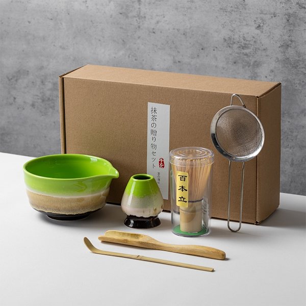 Keramik-teeservice, Bestehend Aus Matcha-schale, Matcha-besenhalter Und Matcha-besen, 5-teiliges Set – Perfekt Mehrfarbig