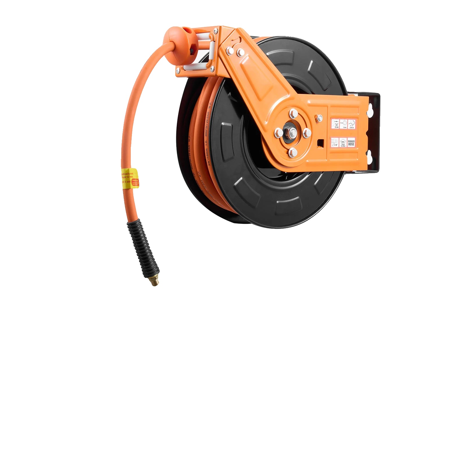 Einziehbare Druckluftschlauchtrommel, 15 M Schlauchlänge, Maximaler Druck 300 Psi, 15 M